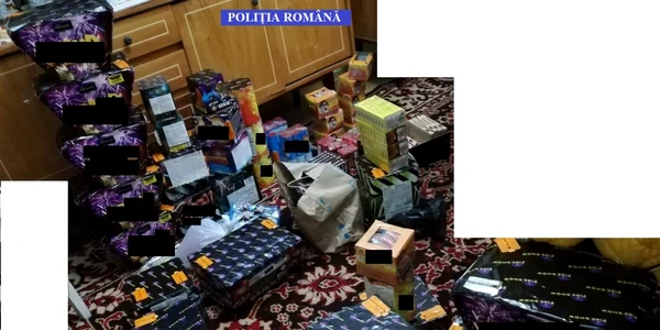 materiale pirotehnice confiscare Braila