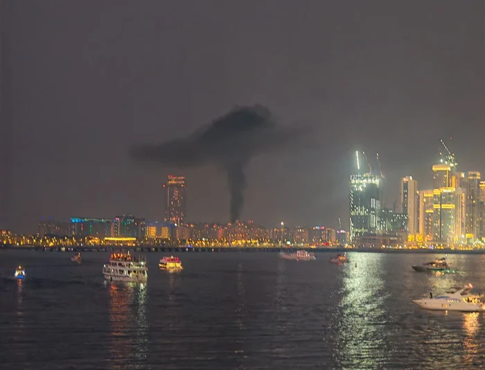 Dubaiul, atacat de Iran FOTO: captură video X