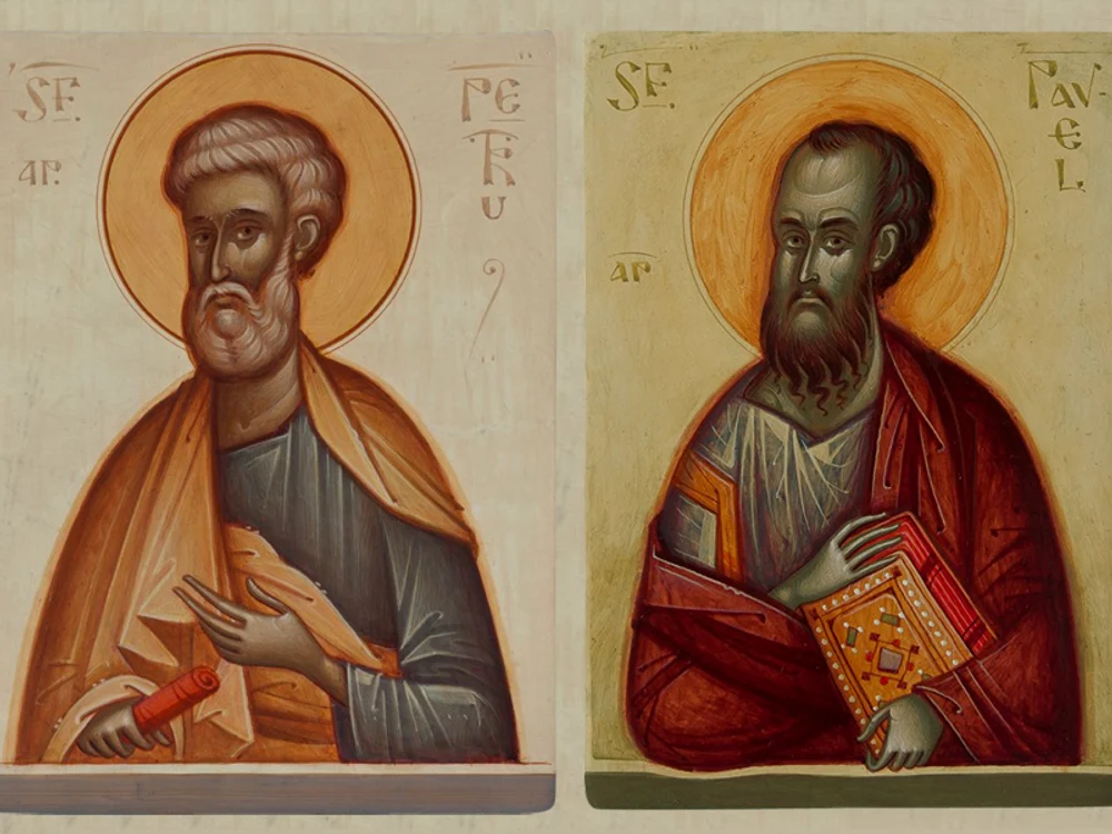 Sfinții Apostoli Petru și Pavel. Icoane de Gabriel Toma Chituc