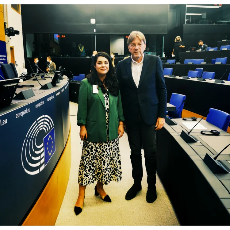 oana tache si guy verhofstadt