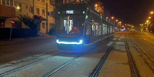 Tramvaiul turcesc se află în probe FOTO Ş.Both