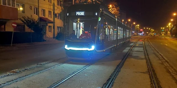 Tramvaiul turcesc se află în probe FOTO Ş.Both