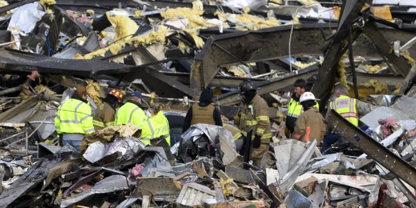 Distrugeri tornada  Kentucky America FOTO AFP