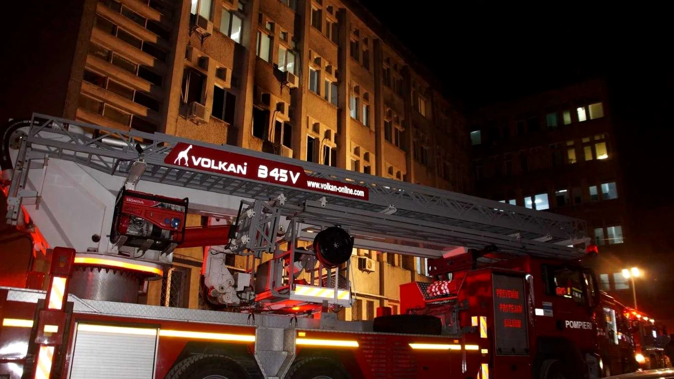 Incendiul a izbucnit în seara zilei de 14 octombrie 2022 FOTO Arhiva Adevărul