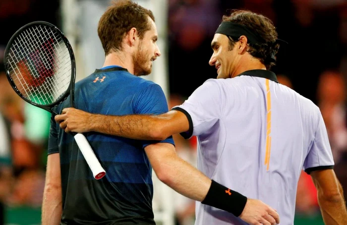 Andy Murray şi Roger Federer