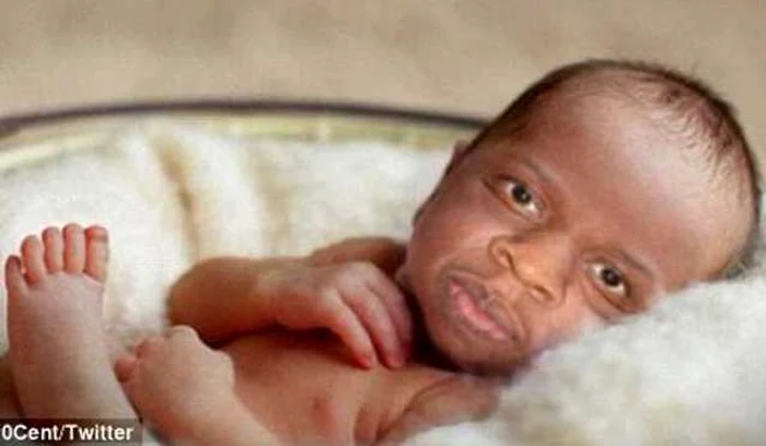 
    Fotografia prelucrataă în Photoshop de către 50 Cent  