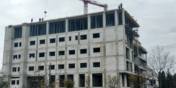 Construcția maternității din Timișoara FOTO CJ Timiș