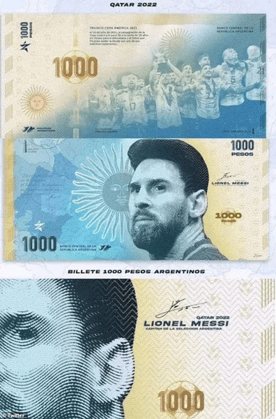 Nu poți pune preț pe Messi... sau poate POȚI! O bancnotă ar putea să poarte chipul său
