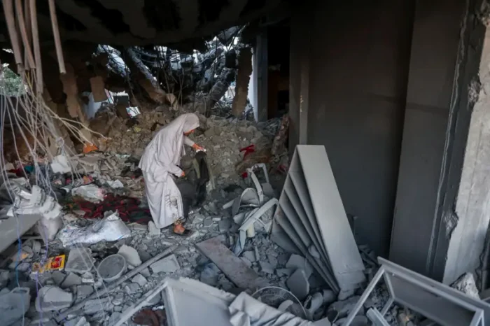 Atac israelian în Gaza FOTO: Getty images