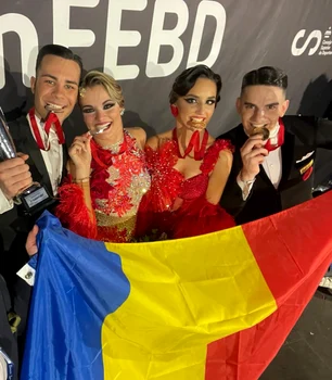 România este campioană și vicecampioană europeană la dans sportiv secțiunea Standard Under 21