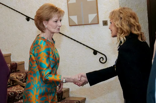 Camelia Șucu la serata suedeză de la Palatul Elisabeta, martie 2026. FOTO: Daniel Angelescu, Casa Majestății Sale