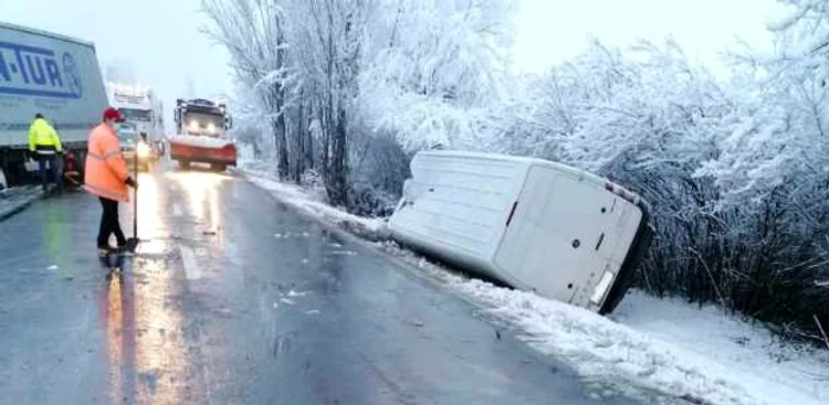 Accidentul a avut loc la 5 dimineața Foto: Adevarul.ro