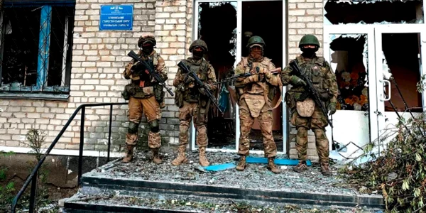 Mercenari Wagner Group in Ucraina FOTO Twitter 