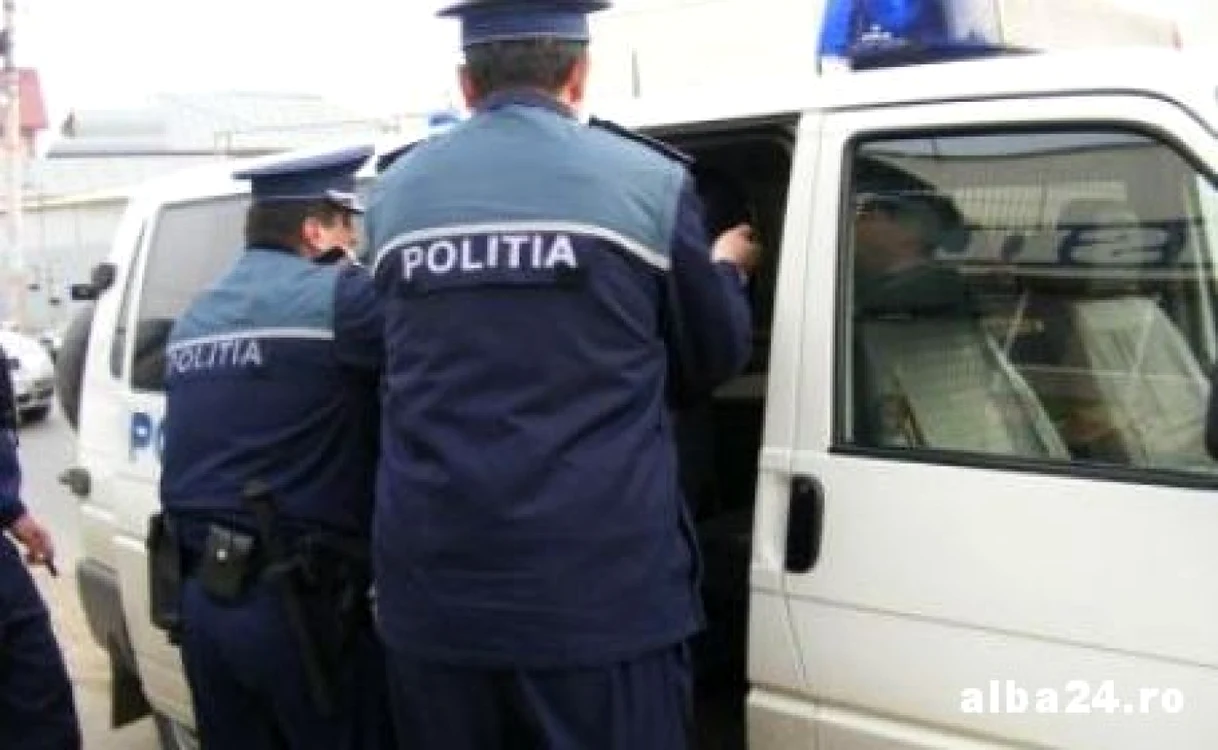 Poliţiştii i-au dus pe tineri la secţie. Foto: Adevărul