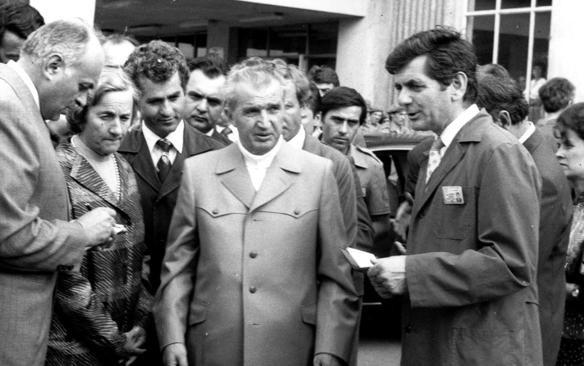 Ceausescu în 1986. Sursa Fortepan Sütő András , Új Élet szerkesztőség .