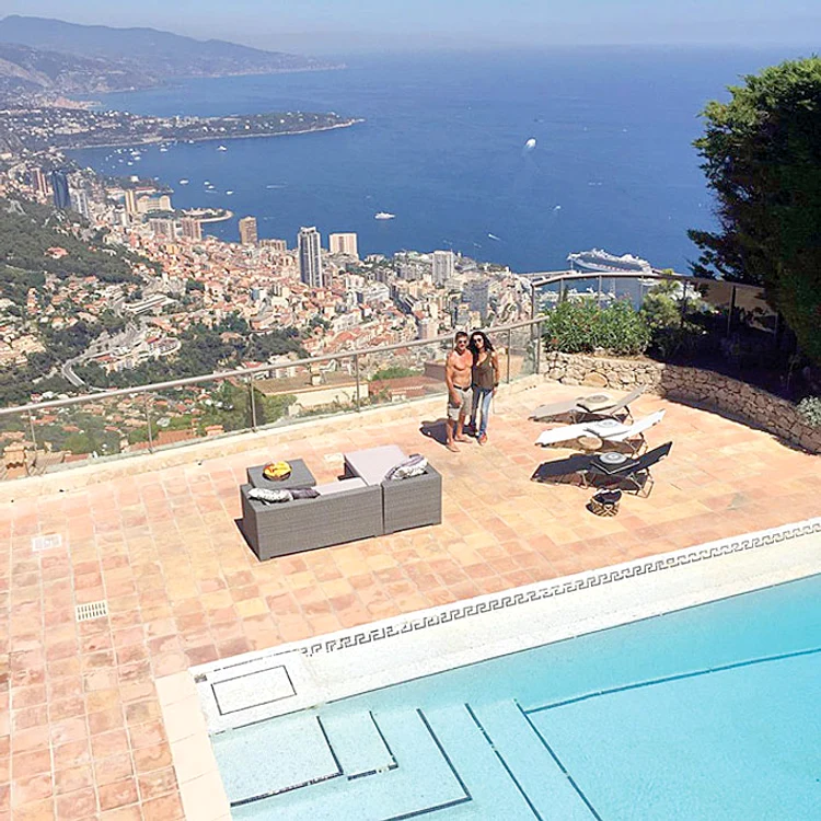 Mihaela şi Felix, în paradisul lor din Monaco