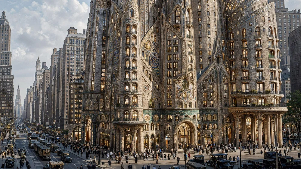 Designul unui zgârie-nori „pierdut” din New York a prins viață după 118 ani. Care este legătura cu celebrul arhitect Antoni Gaudí
