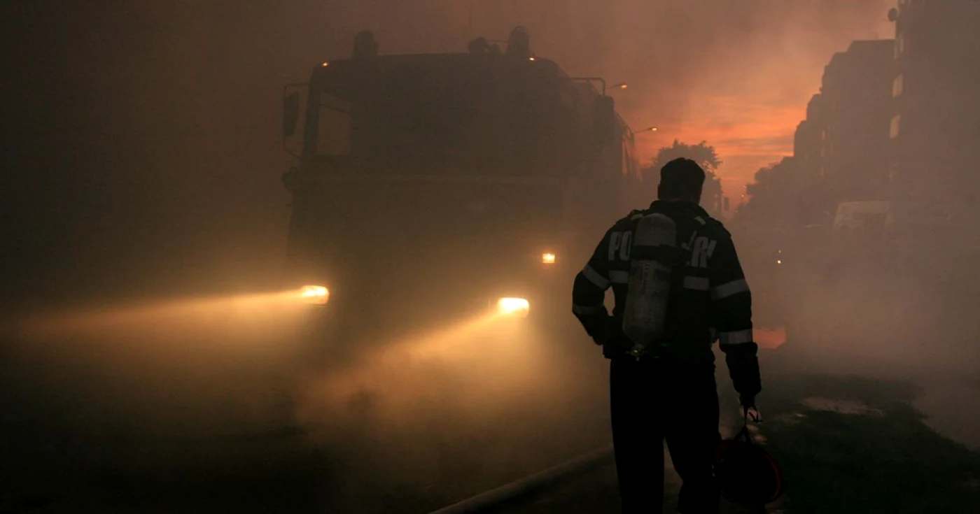 Incendiul s-a produs în zori