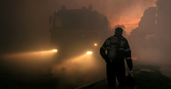 Incendiul s-a produs în zori