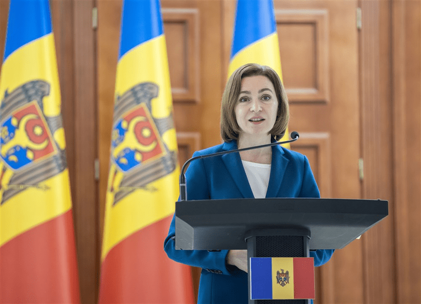 Maia Sandu: Republica Moldova este ținta unor atacuri hibride finanțate de Kremlin. Apel la susținerea Chișinăului