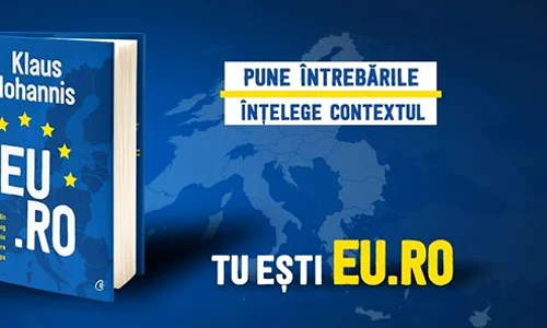 Cea de a treia carte a preşedintelui Klaus Iohannis se numește "EU RO   Un dialog deschis despre Europa" jpeg