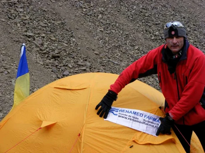 Dragoş Veleanu a atins vârgul Aconcagua la 27 ianuarie (foto: arhivă personală).