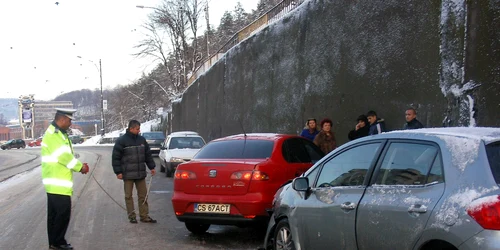 Accident pe podul de la Nera
