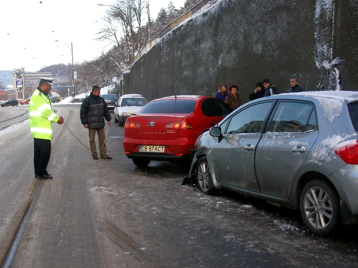 Accident pe podul de la Nera