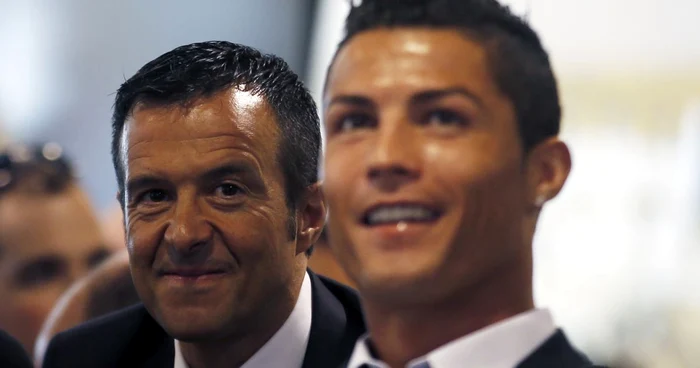 Jorge Mendes şi Cristiano Ronaldo
