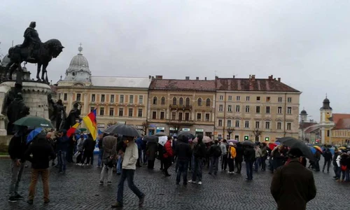 protest anti sova la cluj foto