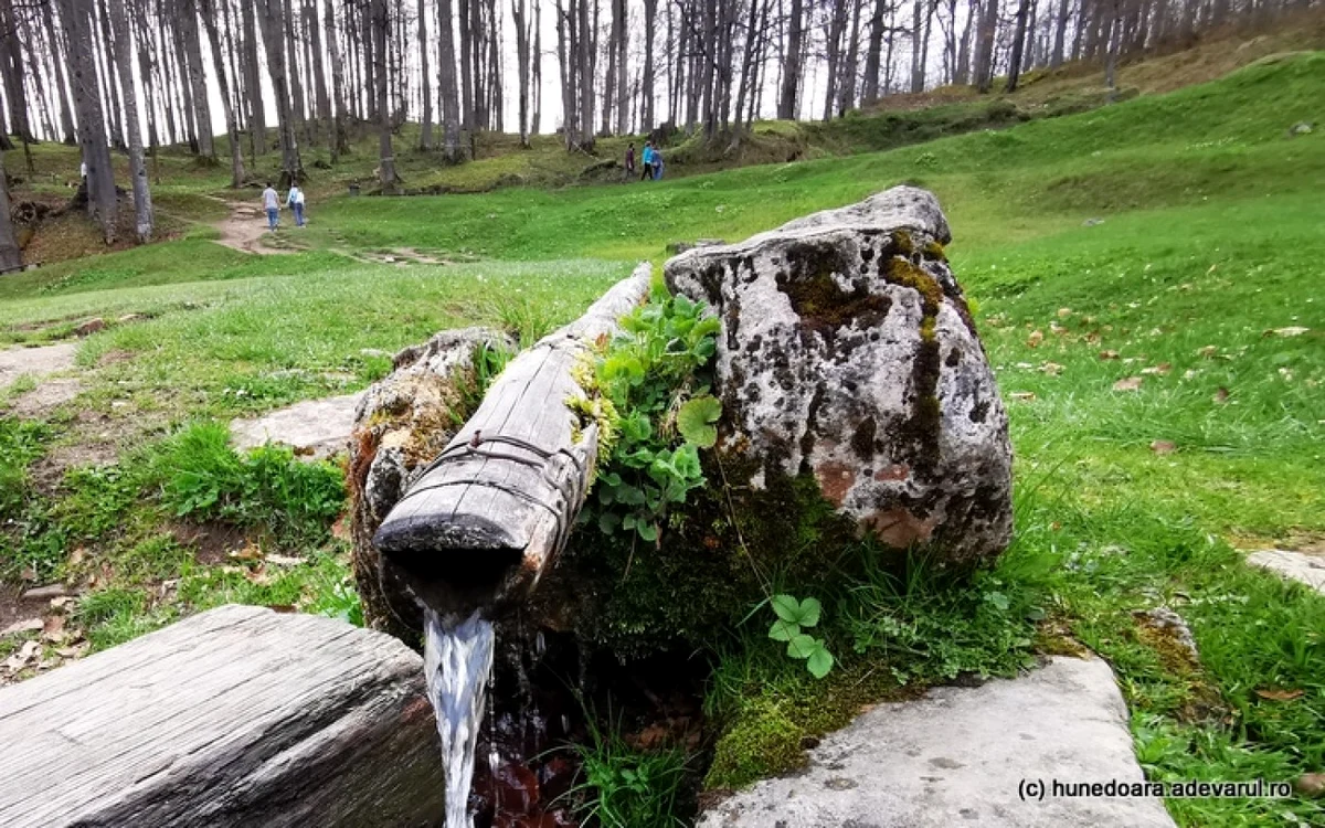 Izvorul din Sarmizegetusa Regia. Foto: Daniel Guță