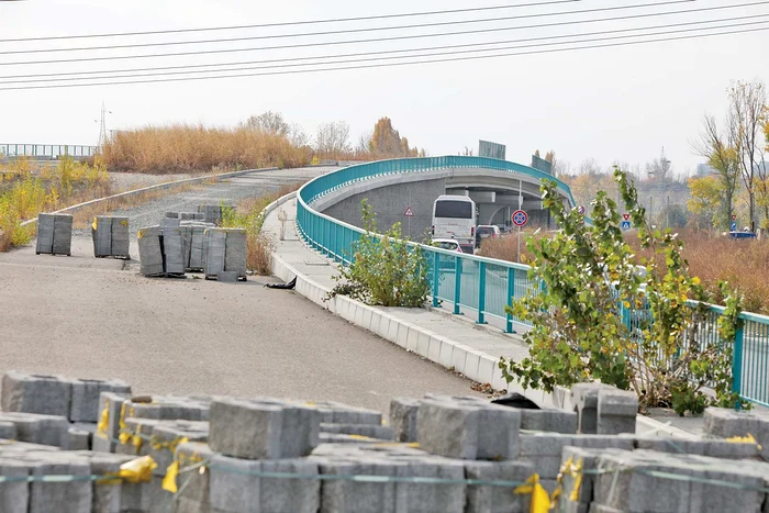 Aşa arată pasajul – fantomă, văzut dinspre Bulevardul Grigorescu