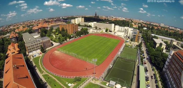 Stadionului "Ştiinţa" este primul obiectiv pe zi pentru panorama 360 de grade