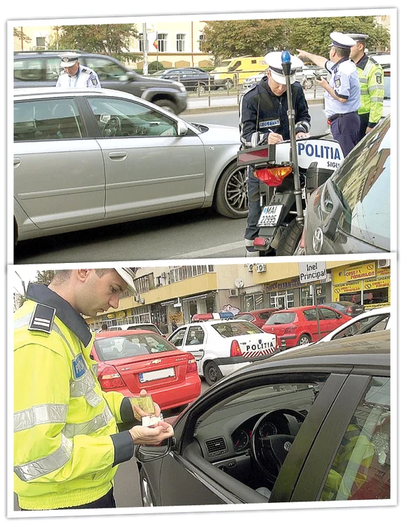 27 de şoferi au predat carnetul poliţiştilor pentru 60 de zile