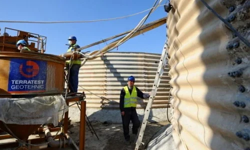 Ruinele unei crame au fost descoperite în timpul săpăturilor pentru o nouă magistrală de metrou jpeg