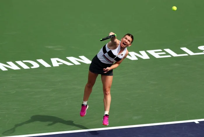 Simona Halep - Marketa Vondrousova va avea loc in optimi la Indian WellsFOTO: Guliver/ Gettyimages