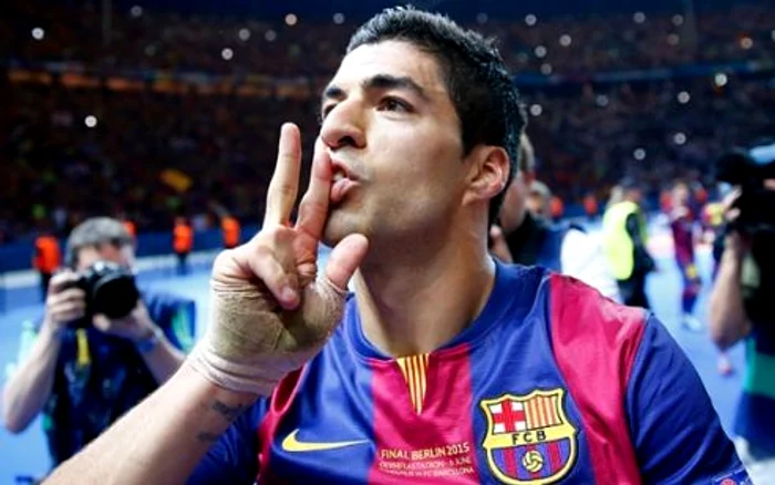 
    Luis Suarez a reuşit o "triplă" Foto Twitter  