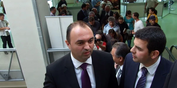 Cristian Adomniţei alături de ministrul Daniel Constantin la Centrul Expoziţional