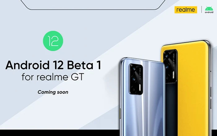 Realme GT cu Android 12 Beta.