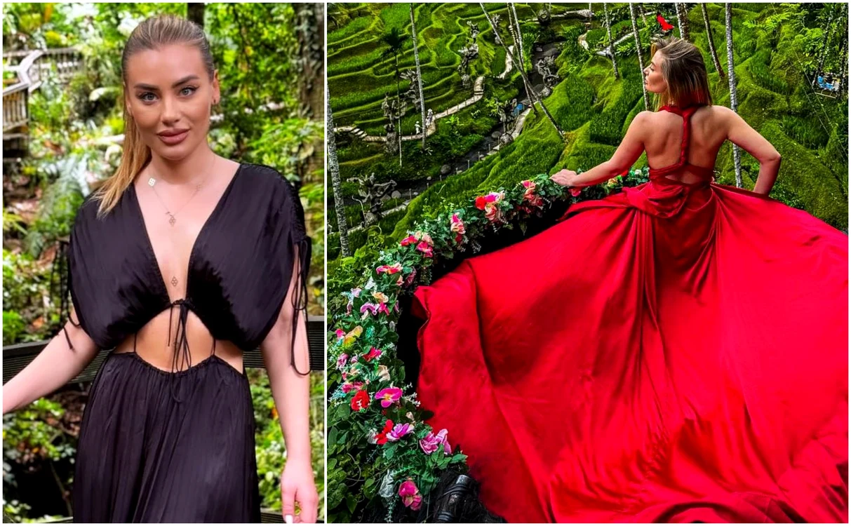 Irina Baianț în Bali. FOTO: Instagram