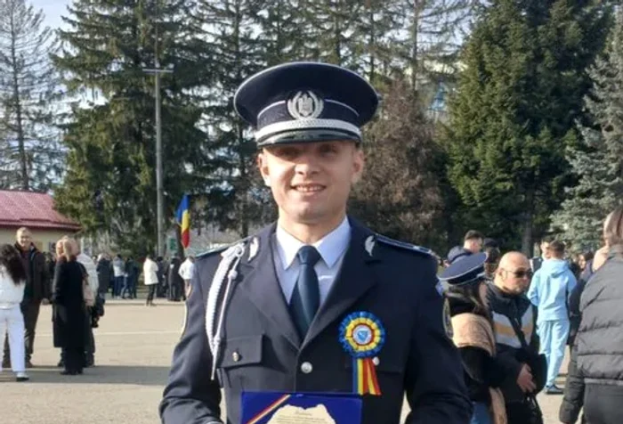 Alexandru lucra la Poliția Transporturi Feroviare FOTO: FB