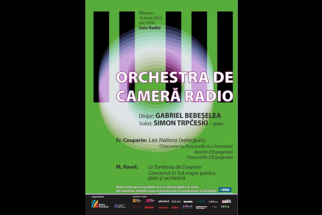 Ultimul concert din această stagiune a Orchestrei de Cameră Radio: Gabriel Bebeșelea dirijează Fr  Couperin și Ravel jpeg