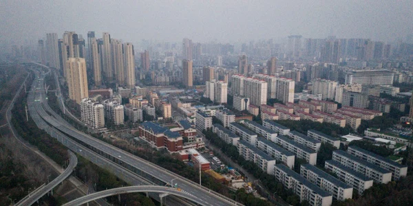 Străzi pustii în Wuhan China FOTO Guliver / Getty Images  