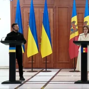 Volodimir Zelenski, Maia Sandu și Nicușor Dan