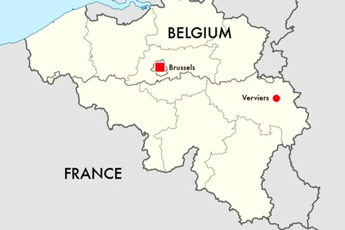 Oraşul belgian este în apropierea graniţei cu Germania