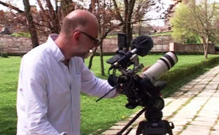 Andy Roberts, operator, spune că este extrem de interesant cum o ţară mică, precum Valahia, a reuşit să înfrunte unul dintre cele mai de temut imperii din toate timpurile FOTO Ionuţ Dima