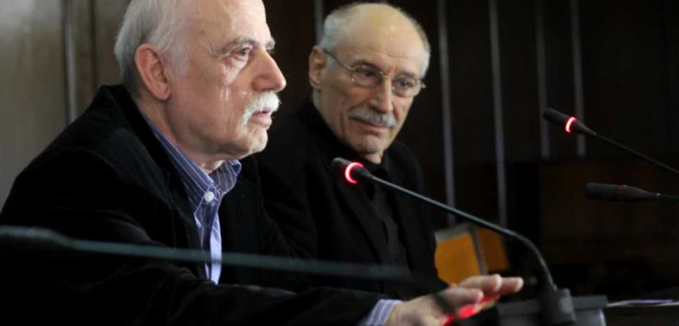 Regizorul Stere Gulea, alături de actorul Victor Rebengiuc