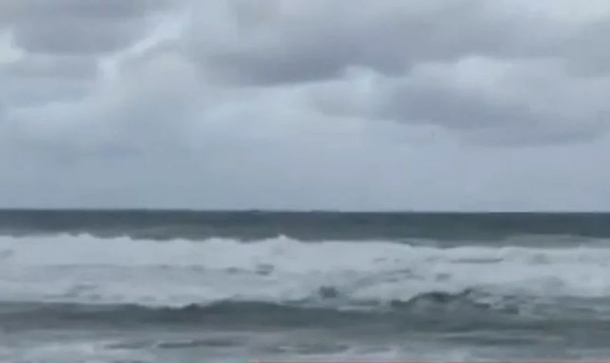 FUrtună pe Marea Neagră. FOTO arhivă Captură YouTube