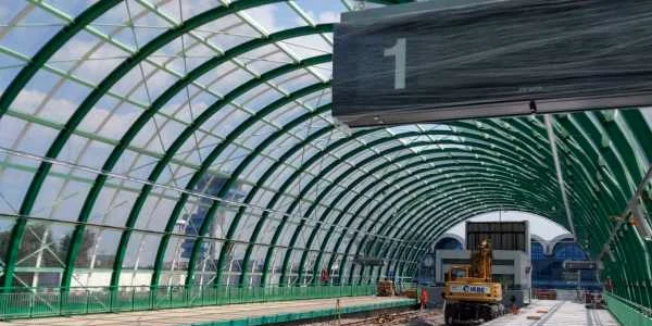 Calea ferată Gara de Nord - Aeroport Henri Coandă Otopeni FOTO CFR Infrastructură