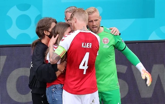 Iubita lui Erikson a plâns în continuu până la spitalFOTO: EPA